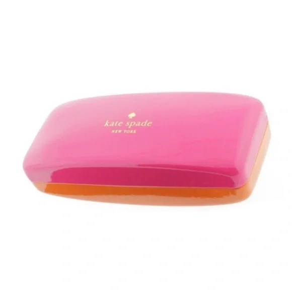 Kate Spade Pink Orange Sunglasses Case - Picture 1 of 4
